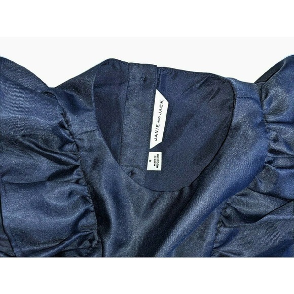 Satin Ruffle Dress Janie Jack - Picture 2 of 5